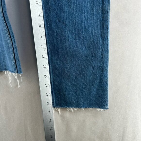 Rag & Bone Jeans Womens 24 Nina High Rise Ankle Cigarette Button Fly Denim Blue - Picture 14 of 14